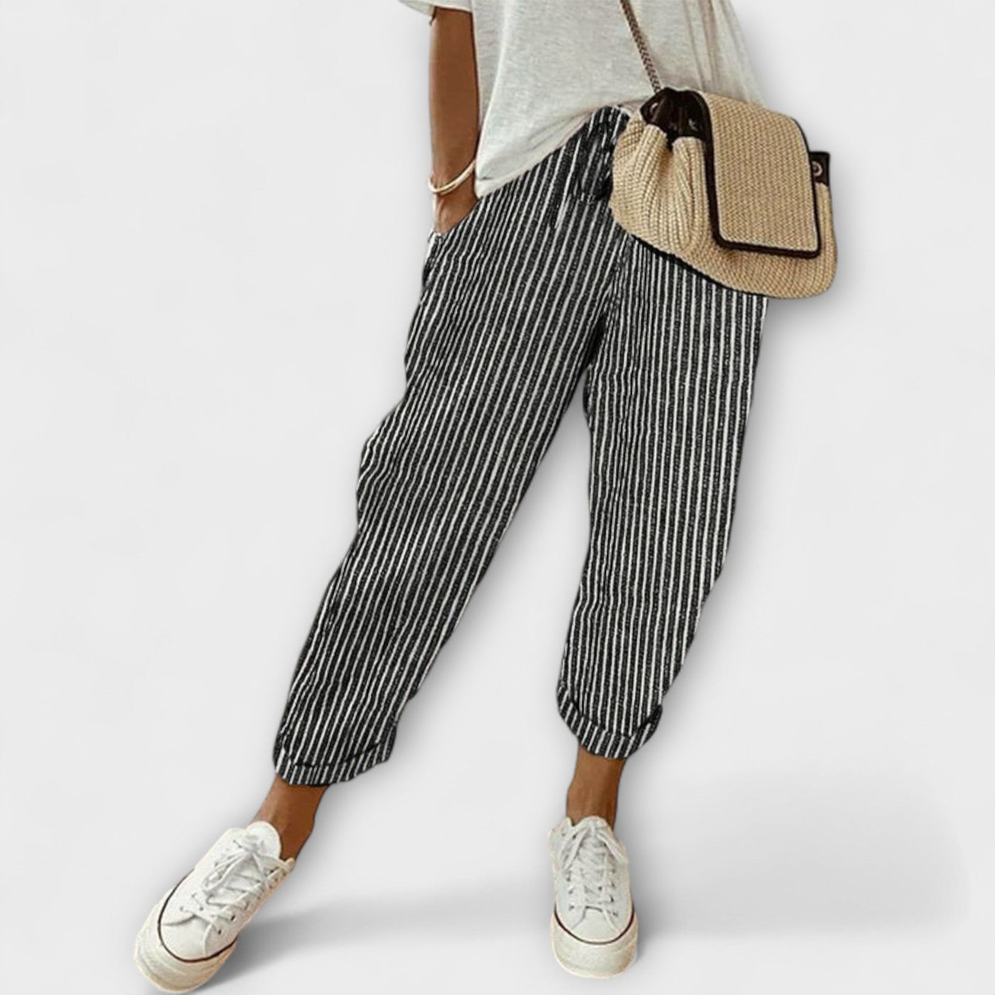 Chiara – Pantalones de lino transpirables