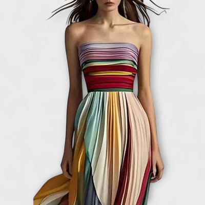 Federica – Vestido Maxi Plisado