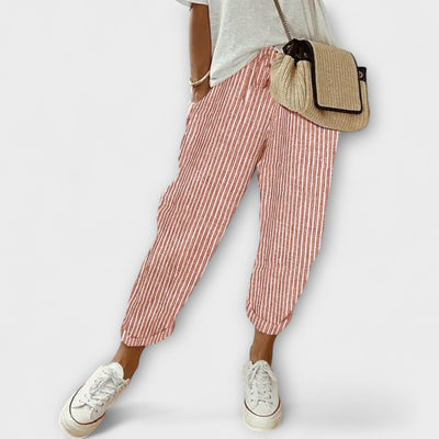 Chiara – Pantalones de lino transpirables