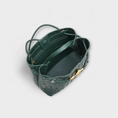 Nora – Pequeño bolso de mano trenzado para dama