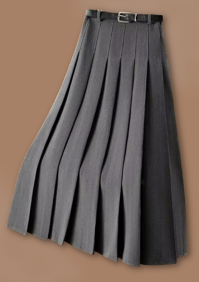 Stella | Falda plisada con cinturón