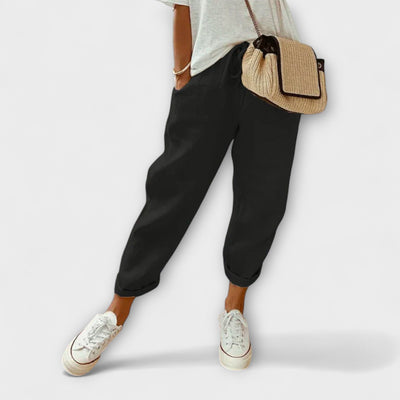 Giorgia – Pantalones de lino transpirables