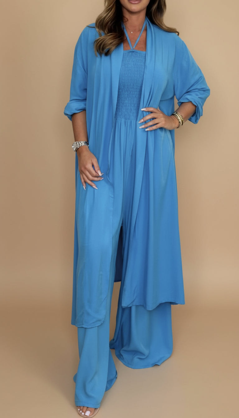 Look completo: Mono elegante + Kimono ligero GRATIS