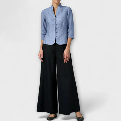 Ambra – Blusa de mujer con cuello alto