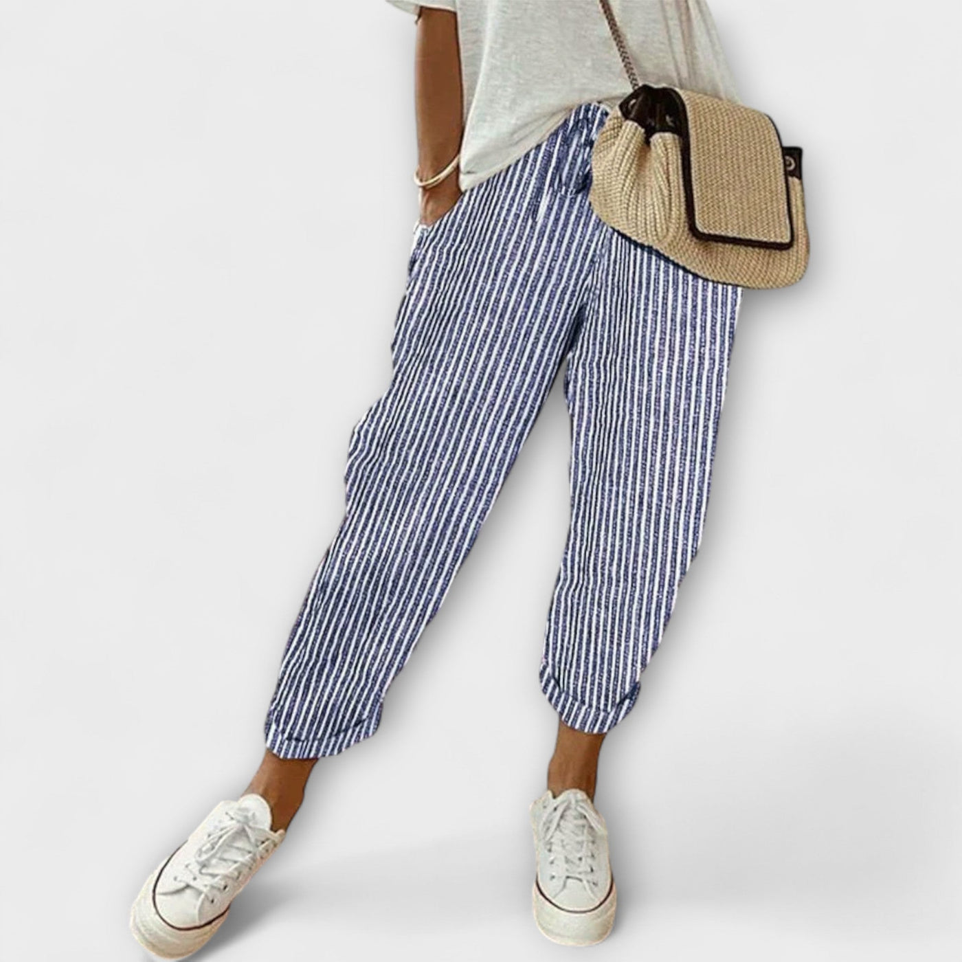 Chiara – Pantalones de lino transpirables