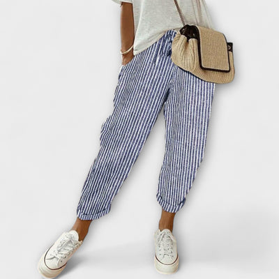 Chiara – Pantalones de lino transpirables