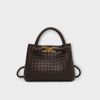 Nora – Pequeño bolso de mano trenzado para dama