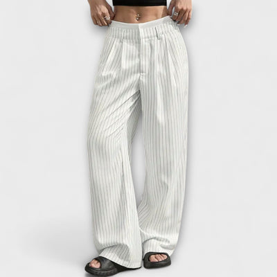 Camilla – Pantalones de rayas para dama