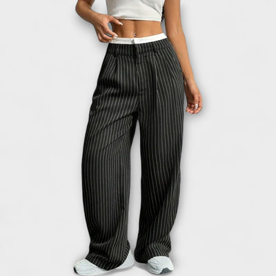 Camilla – Pantalones de rayas para dama