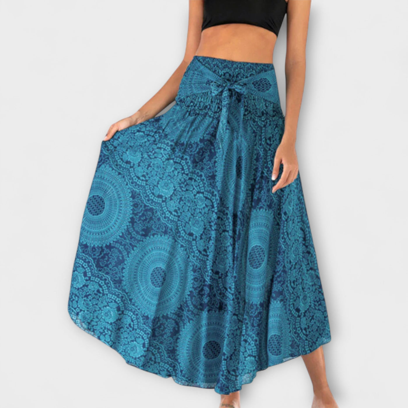 Denise – Falda Maxí Boho de Verano