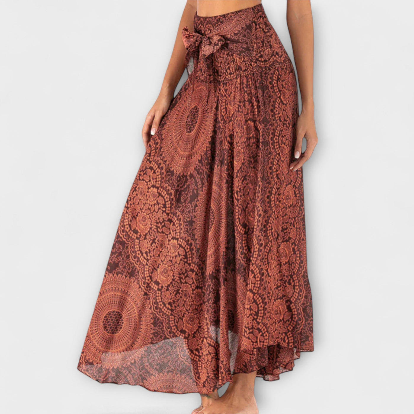 Denise – Falda Maxí Boho de Verano