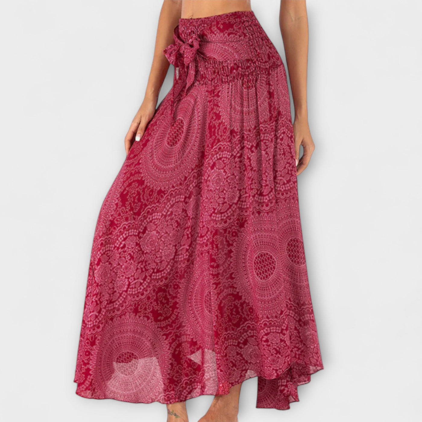 Denise – Falda Maxí Boho de Verano