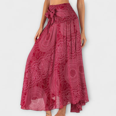 Denise – Falda Maxí Boho de Verano