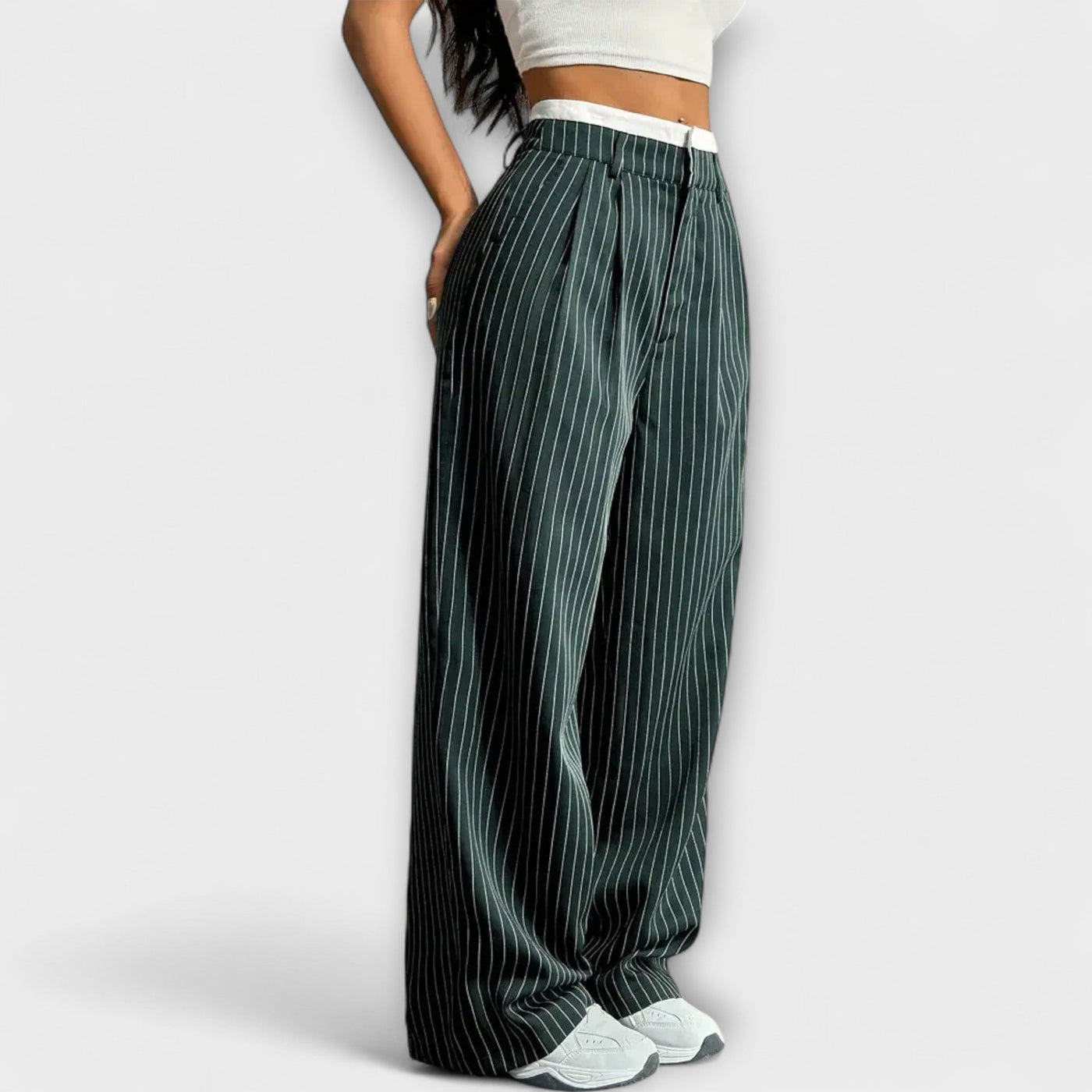 Camilla – Pantalones de rayas para dama