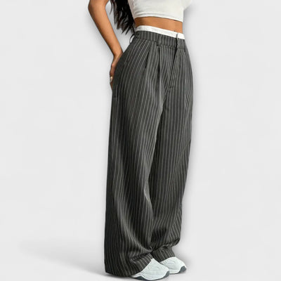 Camilla – Pantalones de rayas para dama