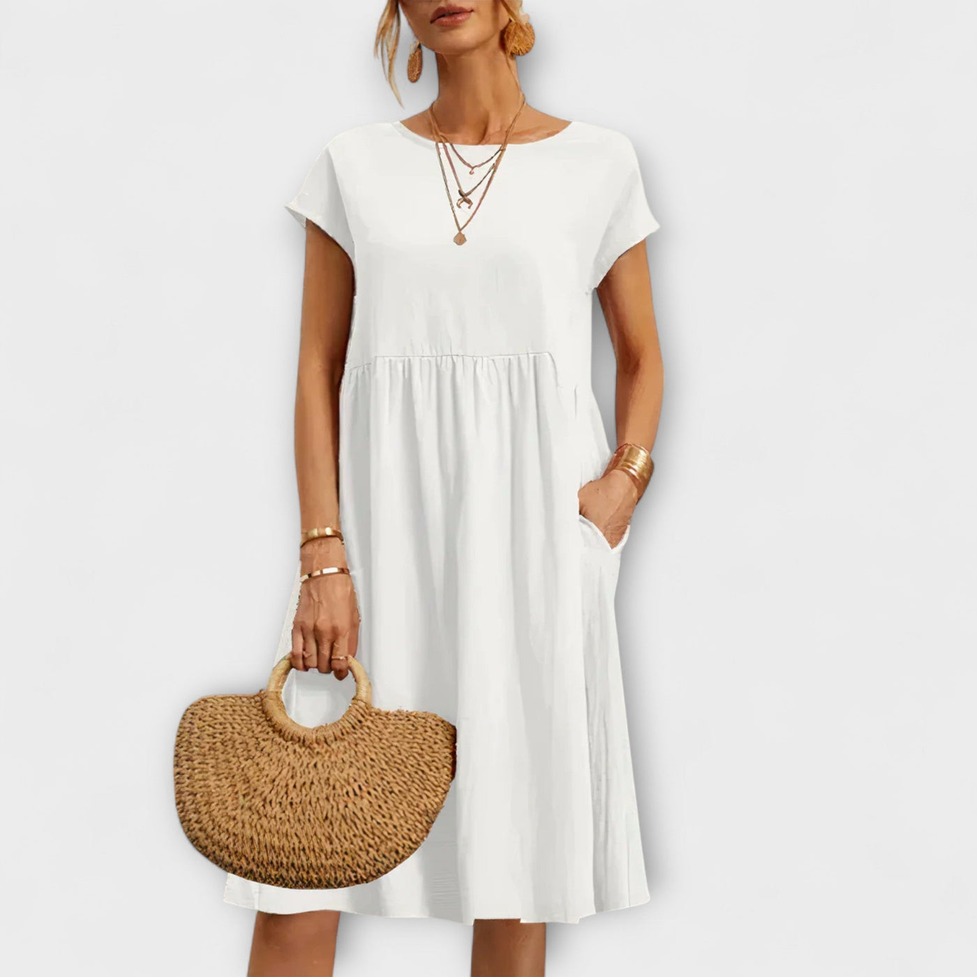 Luna – Vestido de verano hasta la rodilla