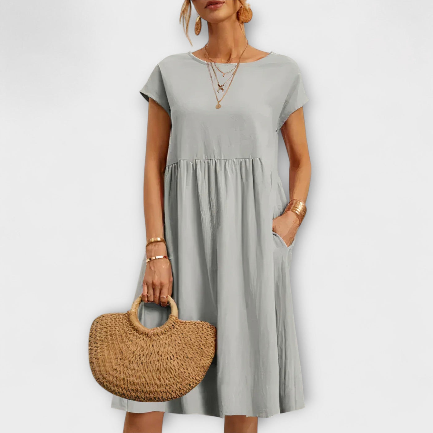 Luna – Vestido de verano hasta la rodilla