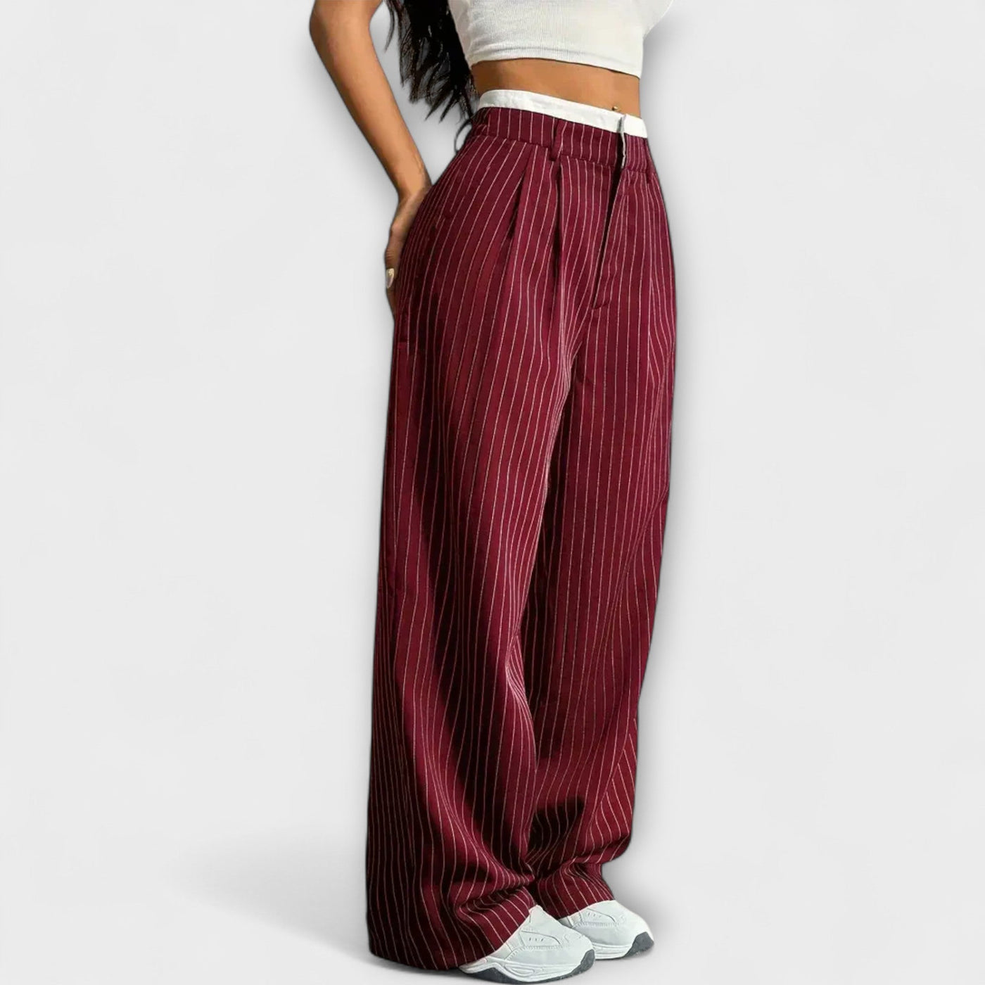 Camilla – Pantalones de rayas para dama