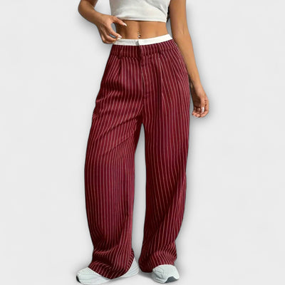Camilla – Pantalones de rayas para dama