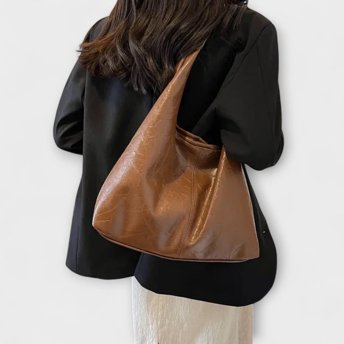Clara – Bolso de hombro de ante