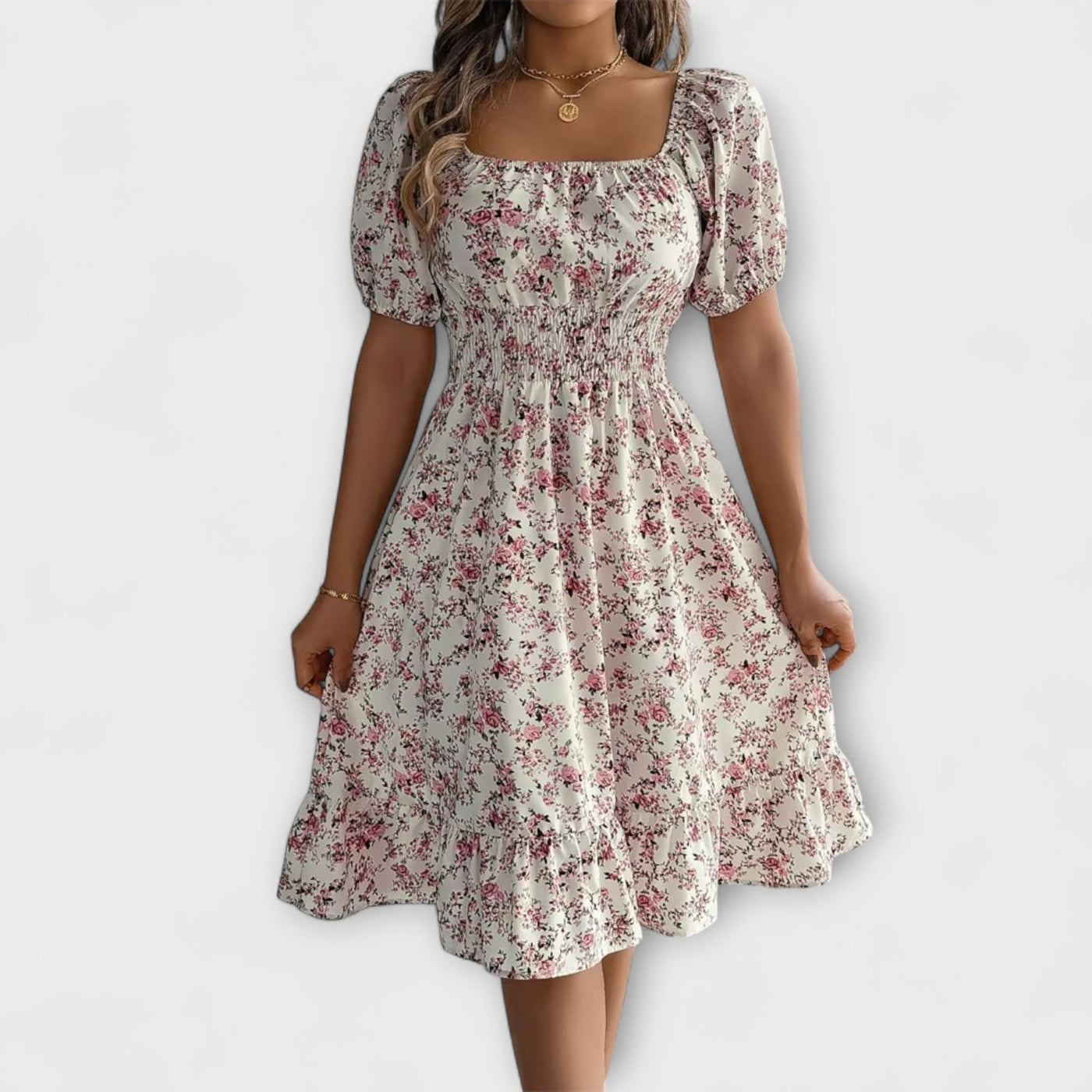 Nora – Vestido de flores veraniego