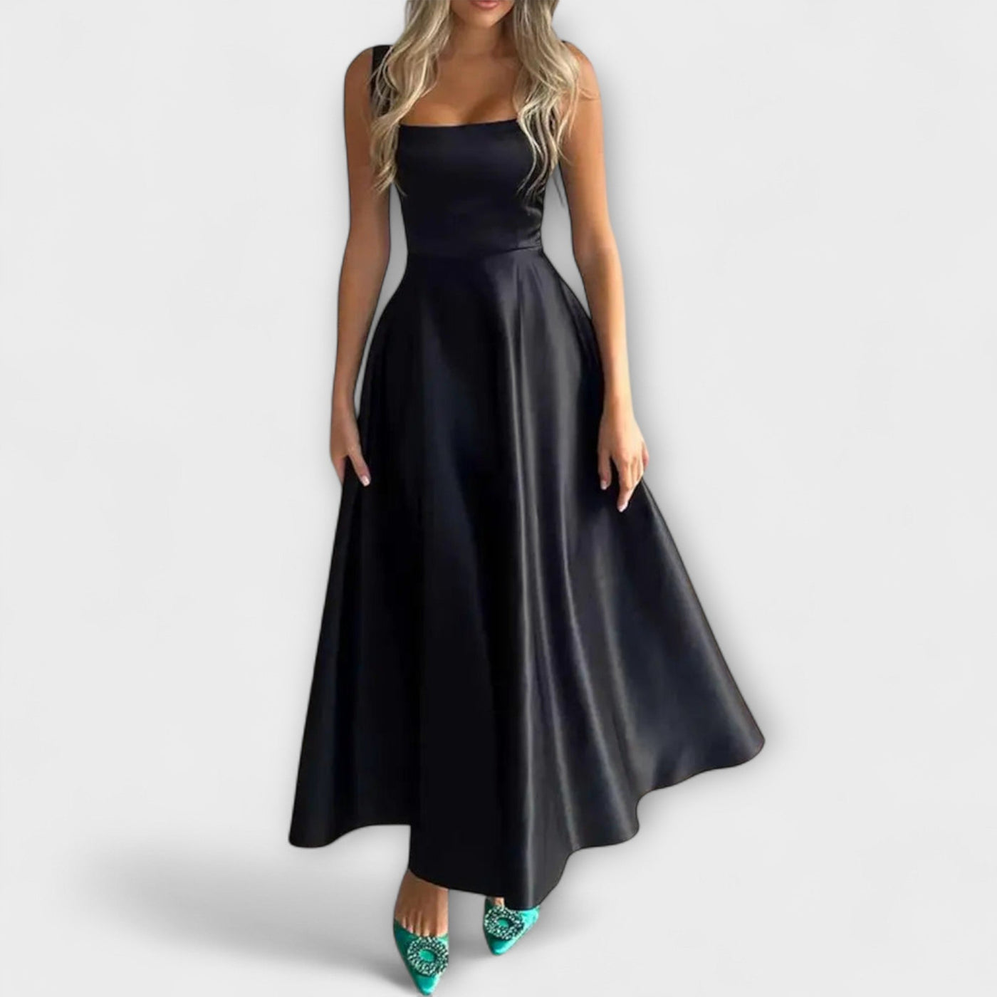 Celeste – Elegante vestido midi