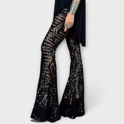 Giulia – Pantalones brillantes para dama