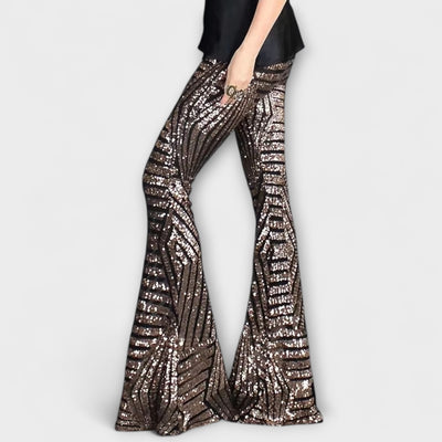 Giulia – Pantalones brillantes para dama