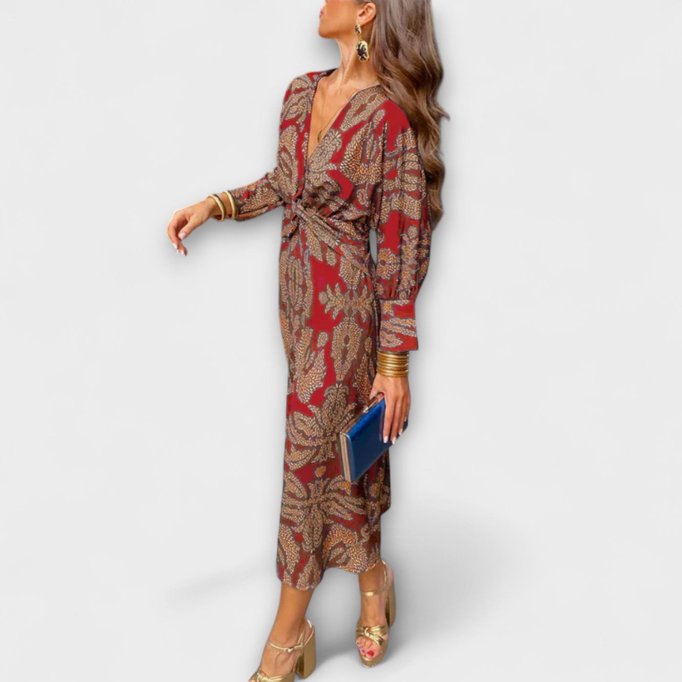 Alina – Vestido Maxí Elegante