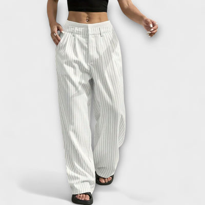 Camilla – Pantalones de rayas para dama