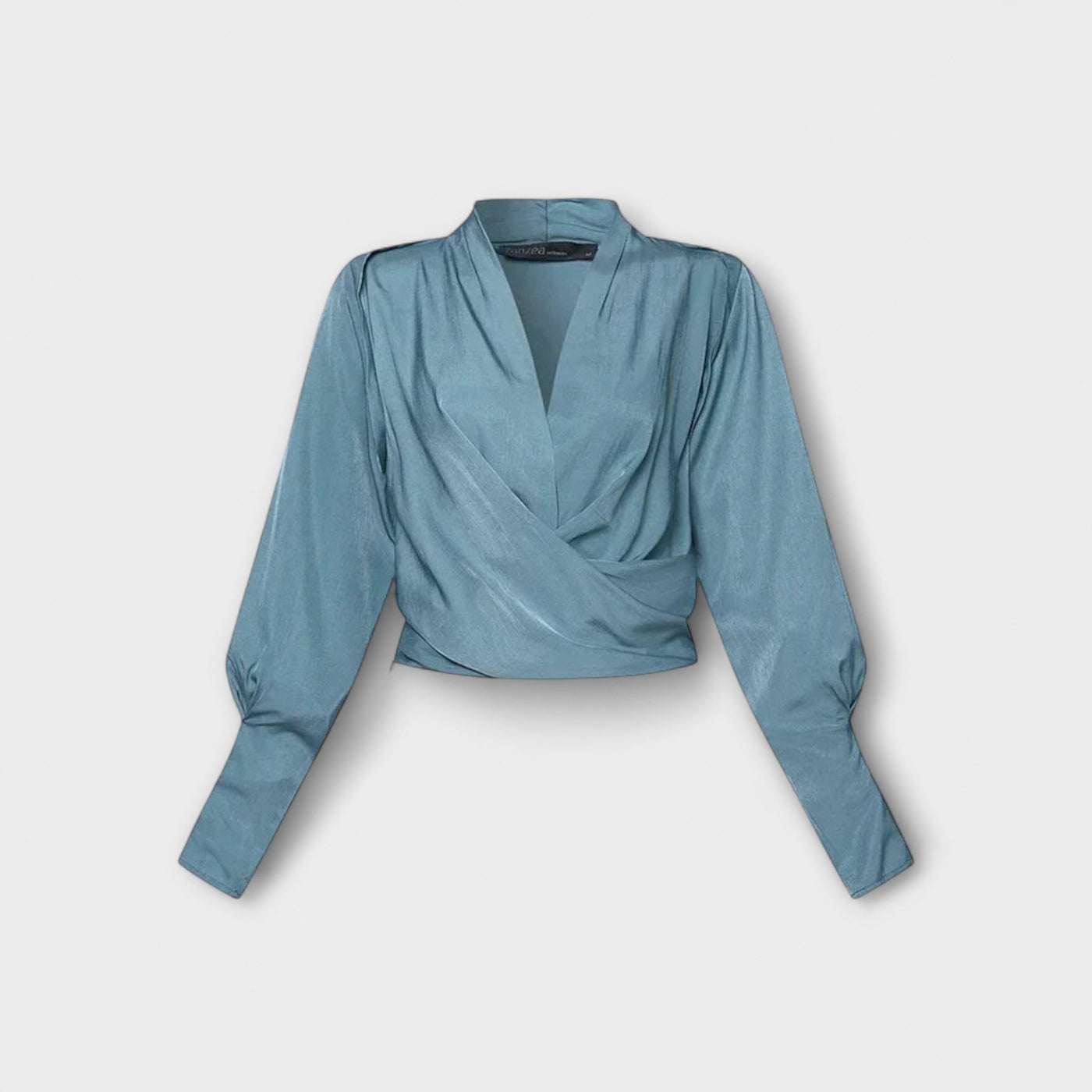 Camilla – Blusa de mujer con mangas abullonadas