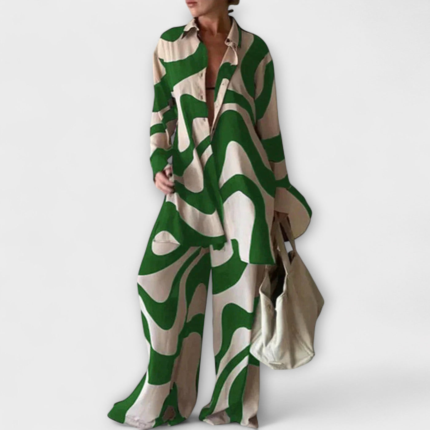 Giulia – Conjunto de lino de verano