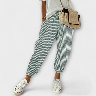 Chiara – Pantalones de lino transpirables