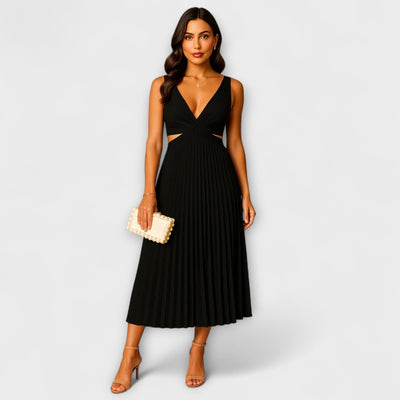 Lara – Elegante vestido de noche plisado