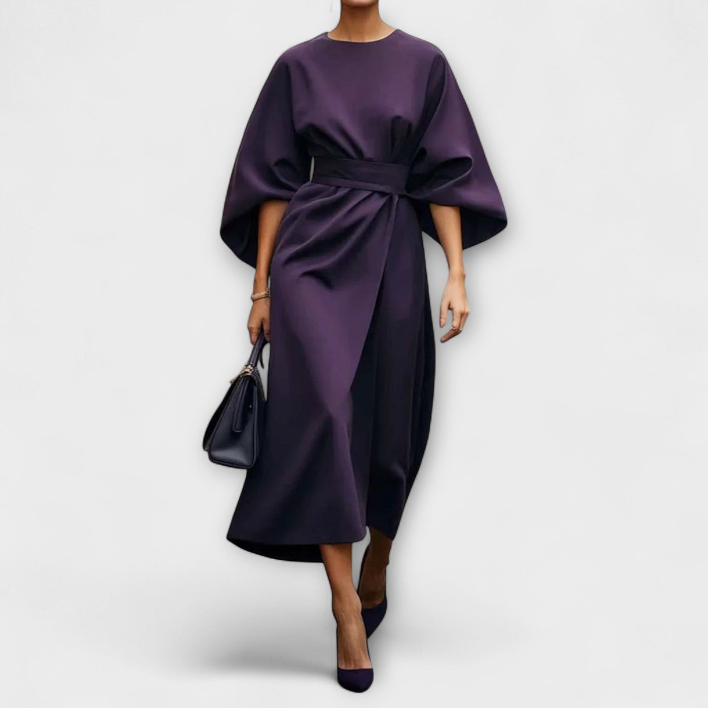 Carmina – Vestido Maximalista Ajustado a la Cintura