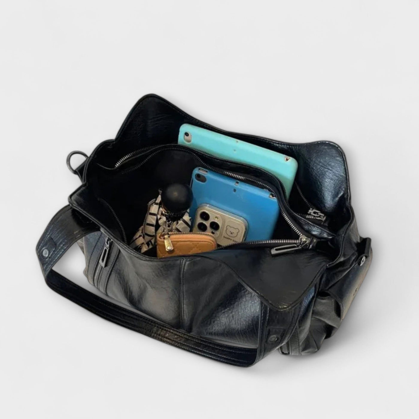 Azzura – Bolsa de mano de cuero