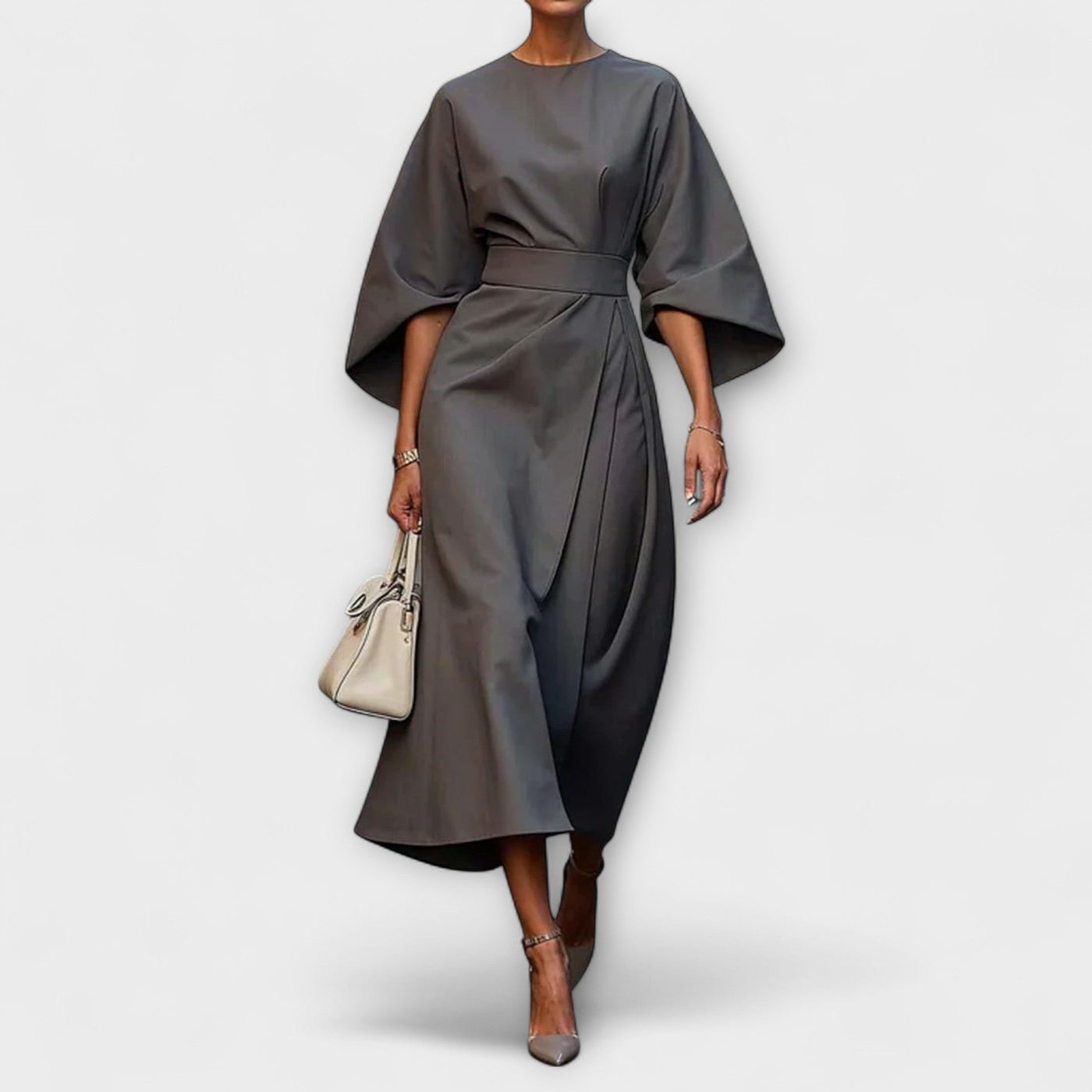 Carmina – Vestido Maximalista Ajustado a la Cintura