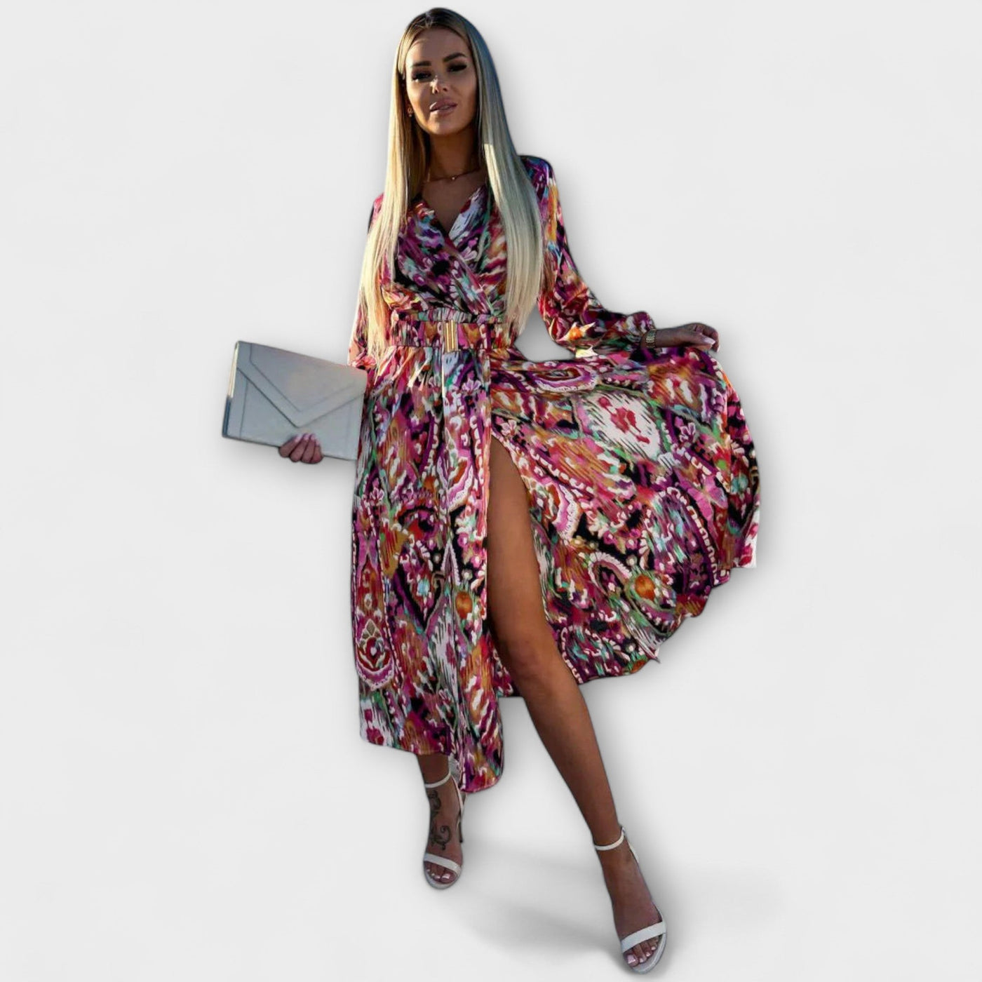 Babila – Vestido con cinturón