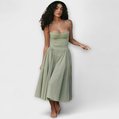 Gemma – Vestido de Corsé Sin Mangas