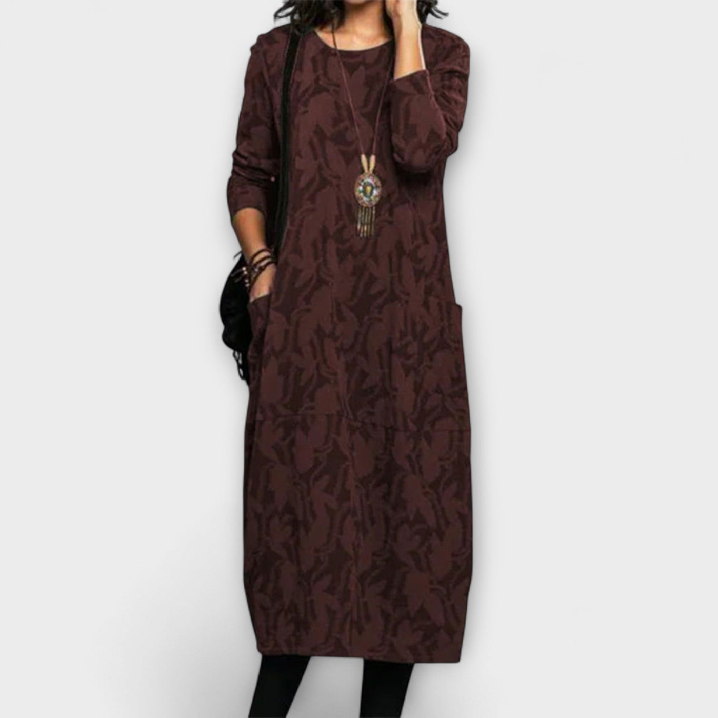 Amalia – Vestido de manga larga práctico