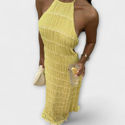 Edmea – Elegante vestido maxi con tirantes