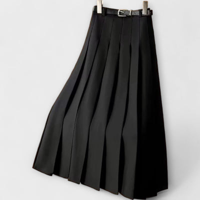 Stella | Falda plisada con cinturón
