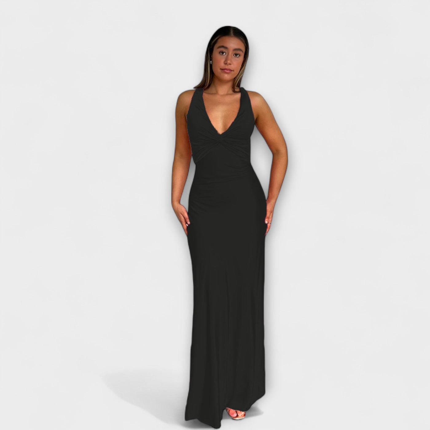 Lilla – Vestido de Noche Sin Mangas