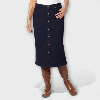 Cristina – Falda de pana clásica