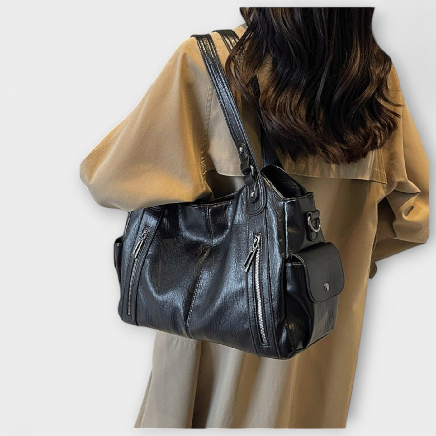 Azzura – Bolsa de mano de cuero