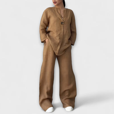 Cristina – Conjunto de Lino para Mujeres