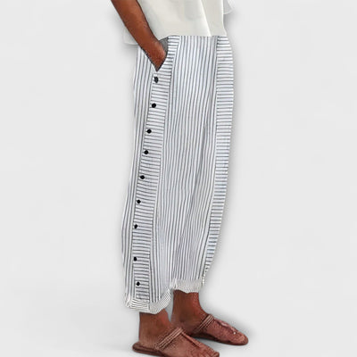Michela – Pantalones de verano a rayas