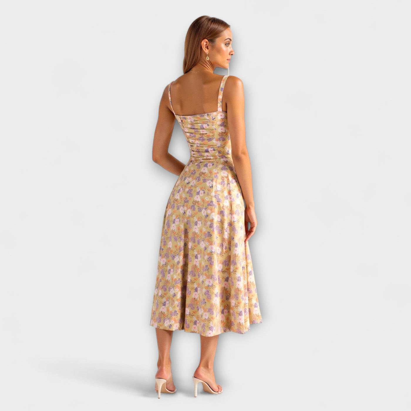 Sofia – Vestido Midi con Corsé