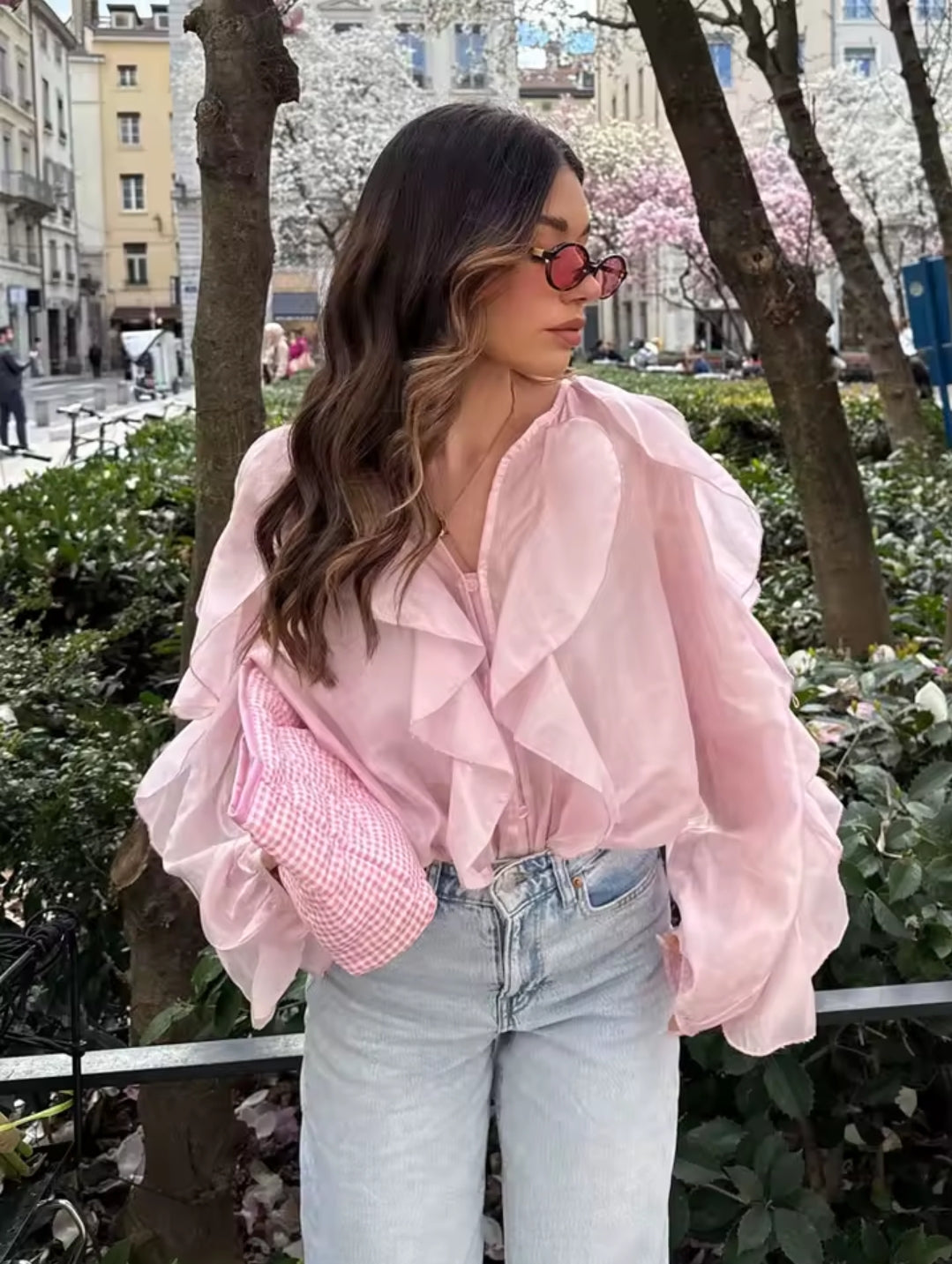 Blusa Boho de Volantes