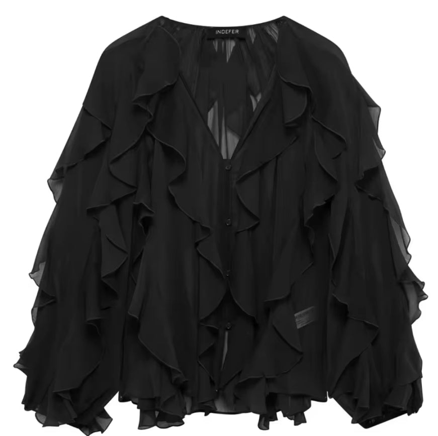 Blusa Boho de Volantes